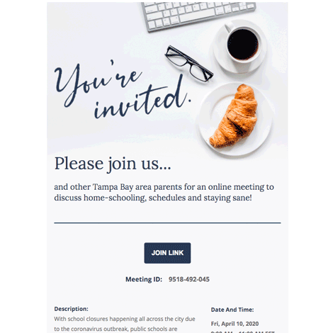 Online Meeting Invite